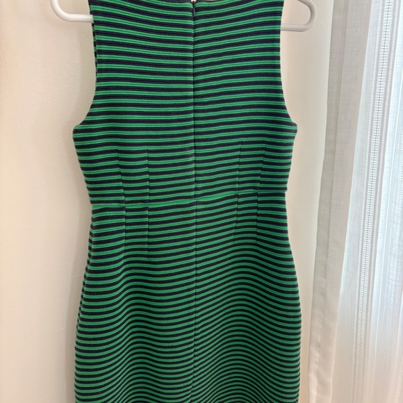 Boden Ottoman Dress 6P Green Ribbed St Pattys Easter Preppy Pockets Striped - Picture 13 of 13